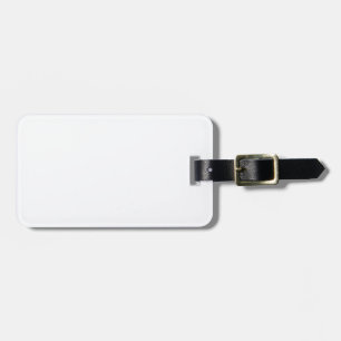 White Sheet Music Luggage Tag