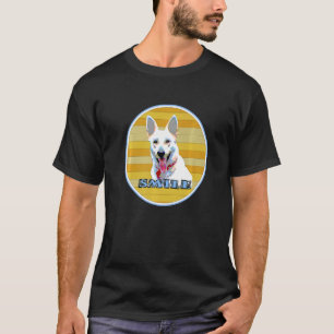 White Shepherd Dog Smile Happy German Shepherd Ton T-Shirt