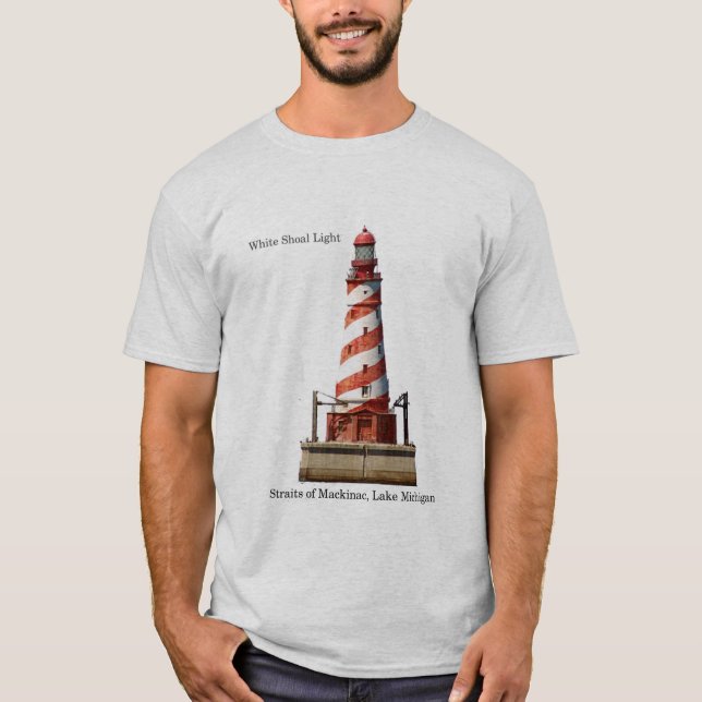 White Shoal Light shirt light (Front)