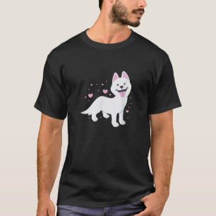 White Siberian Husky Cute Dog Lover  for Men Women T-Shirt
