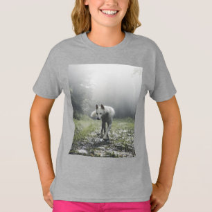 White Siberian Husky T-Shirt