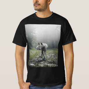 White Siberian Husky T-Shirt