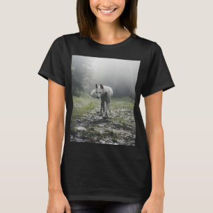 White Siberian Husky T-Shirt