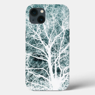 White silhouetted tree Case-Mate iPhone case