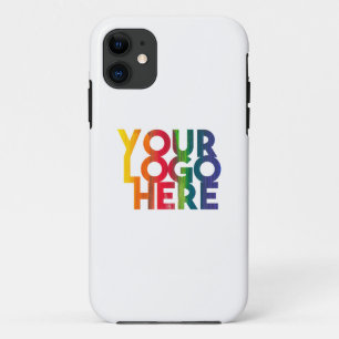 White Simple Business Logo Case-Mate iPhone Case