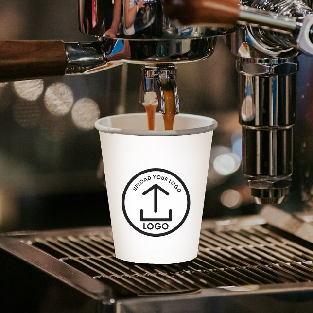 White Simple Modern Professional Business Logo Paper Cups (White Simple Modern Professional Business Logo Paper Cups)