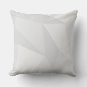 White, simple, modern, urban, cool, trendy pattern cushion