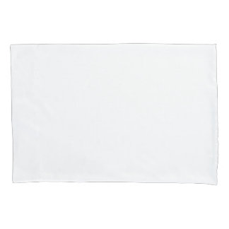 White Single Standard Size Pillow Case