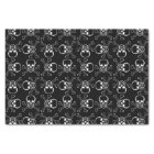 White Skull and Crossbones graphic Pattern