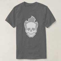 White Skull Graphic T-Shirt – Minimal Clean Skull 