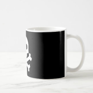 White skull mig coffee mug