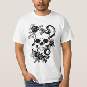 White skull t-shirt