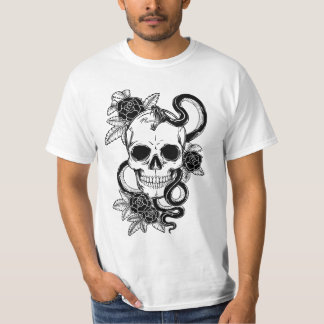 White skull t-shirt