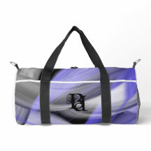 White Small Gym Bag Trend Abstract Lavender Violet