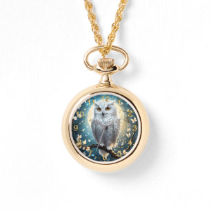 White Snow Owl With Sparkle,  Watch