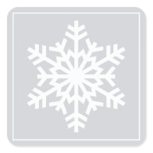 White Snowflake Christmas Holiday Gift Labels