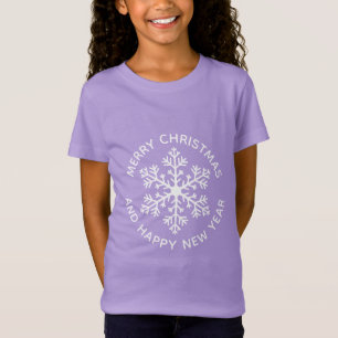 White Snowflake Holiday T-Shirt (Child)