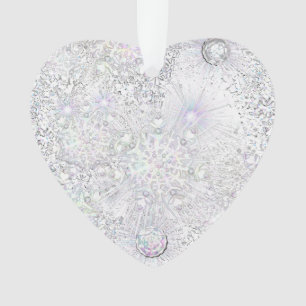 white Snowflake Ornament