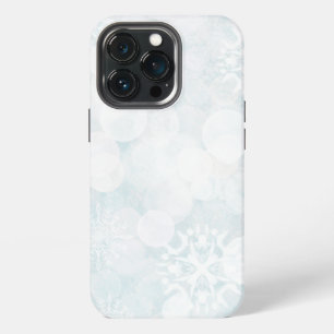 White Snowflakes and Bokeh Lights iPhone 13 Pro Case
