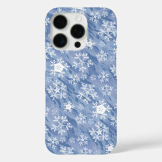 White Snowflakes iPhone 16 Pro Case