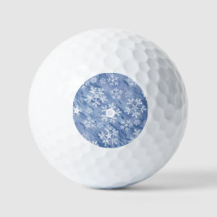 White Snowflakes Golf Balls