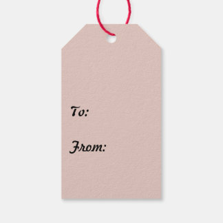 White Snowflakes Red Background Gift Tags