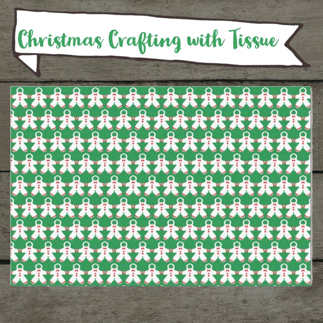 White snowsuits on Green Tissue Paper (Creator Uploaded)