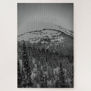 White Snowy Forest Jigsaw Puzzle