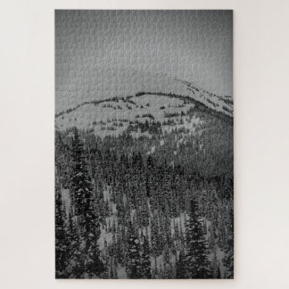 White Snowy Forest Jigsaw Puzzle