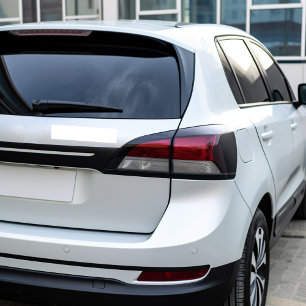 White Solid Colour Bumper Sticker