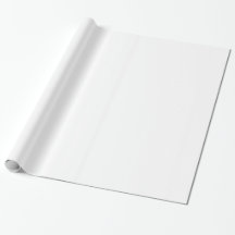 White Solid Wrapping Paper