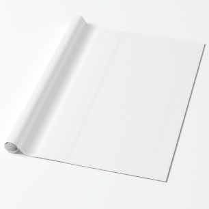 White Solid Wrapping Paper