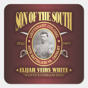 White (SOTS2) Square Sticker