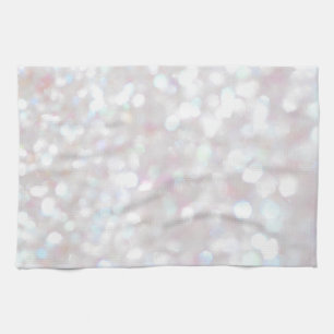 White Sparkle Kitchen Towels