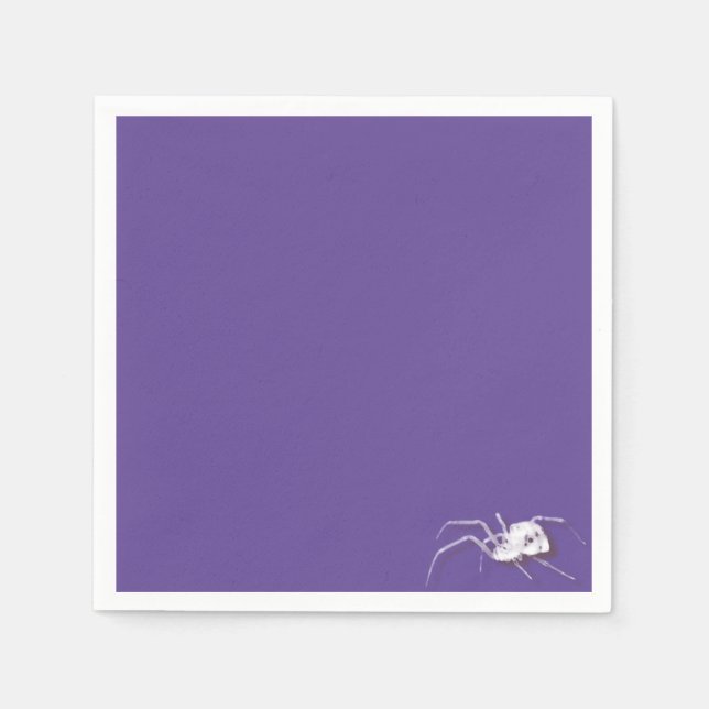 White Spider Napkin (Front)