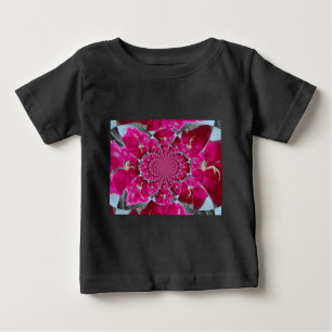 White Spider on a Beautiful Red Rose Baby T-Shirt