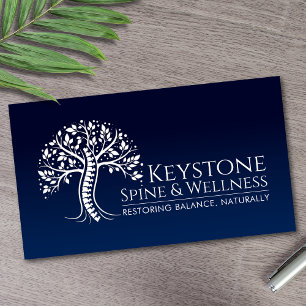 White Spine Tree Business Card