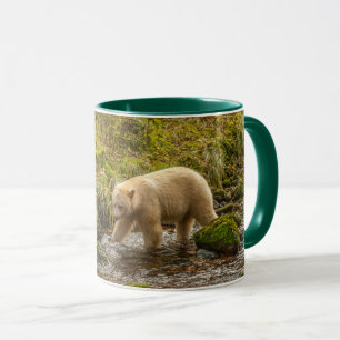 White Spirit Bear Hunts for fish on Riordan Creek Mug