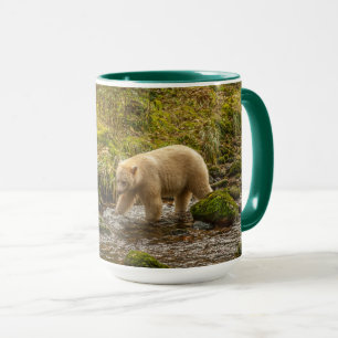 White Spirit Bear Hunts for fish on Riordan Creek Mug