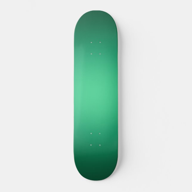 White spotlight on green skateboard (Front)