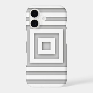 White Square Geometric