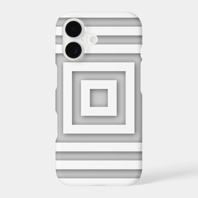White Square Geometric (Back)