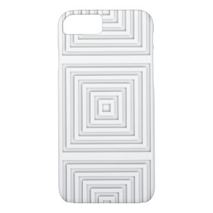 White Square Geometric Case-Mate iPhone Case