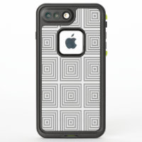 White Square Geometric