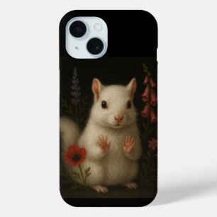 White Squirrel  iPhone 15 Case