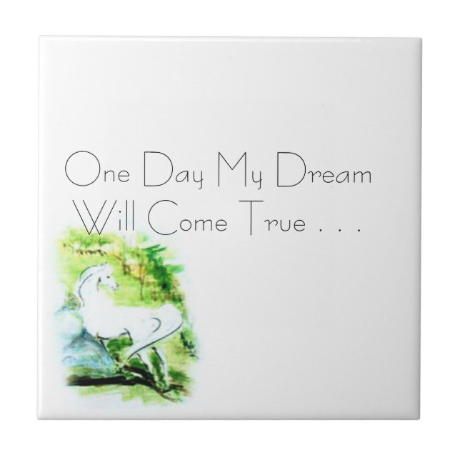White Stallion Tile (Front)