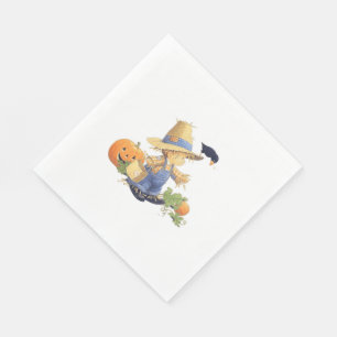 White Standard Luncheon Napkin/Halloween Napkin