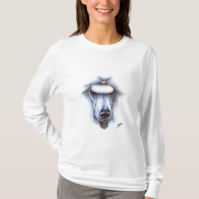 White Standard Poodle Shirt (Front)