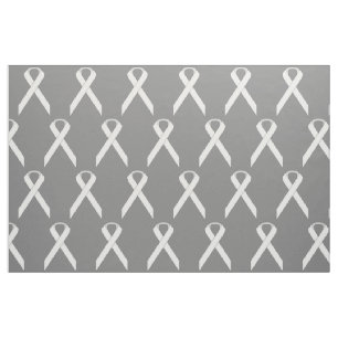 White Standard Ribbon Fabric
