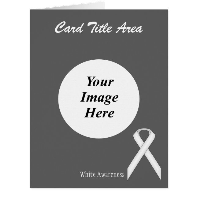 White Standard Ribbon Template by Kenneth Yoncich (Front)